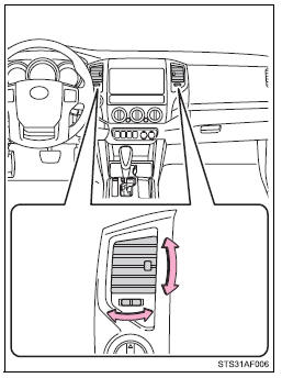 Direct air flow to the left or right, up or down.