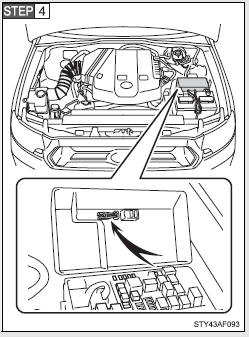 Remove the fuse with the pullout tool.