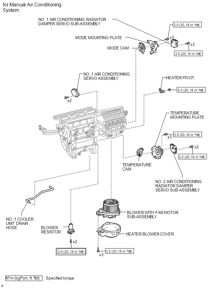 Toyota Tacoma 2015-2018 Service Manual: Components - Air Conditioning