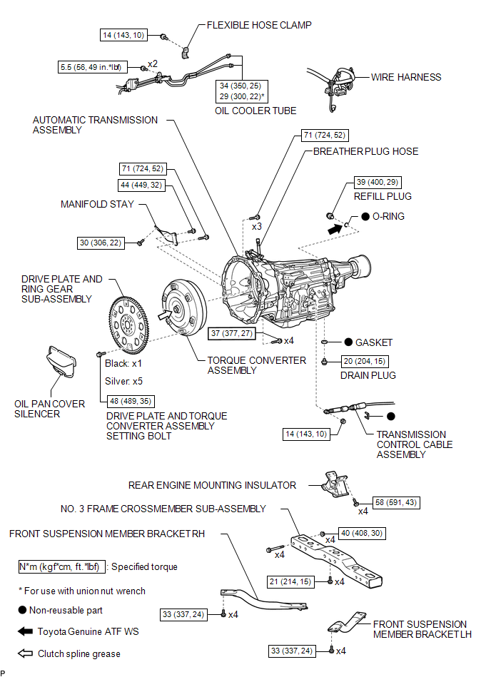 Toyota Tacoma 2015-2018 Service Manual: Automatic Transmission Assembly
