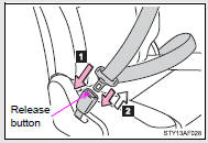 Fastening the belt