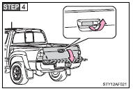 Attach the connector cover (white) to the frame wire harness connector (Gray).