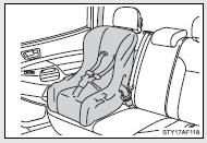 Seat belts equipped with a child restraint locking mechanism (ALR/ELR belts except