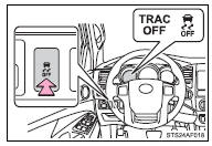 Press and hold the VSC OFF switch for more than 3 seconds while the vehicle is