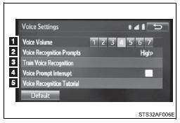 Adjust the voice guidance volume