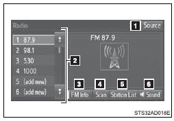   “Select Audio Source” screen