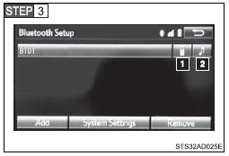 Select the device to be connected.