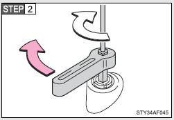 Using the wrench, tighten the antenna an additional 1/8th turn (20 to 45 degrees)