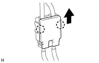 Remove the No. 1 fuel pipe clamp