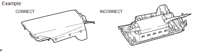 (2) Never measure the resistance of the airbag squib. This may cause the airbag