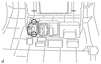 (a) Detach the 2 claws and remove the auto high beam switch from the instrument