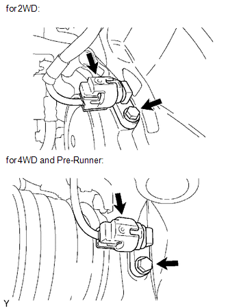 (a) Disconnect the speed sensor connector.