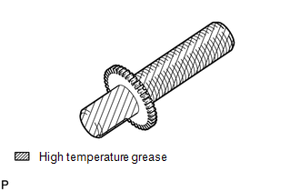 (a) Apply high temperature grease to the adjusting bolt.