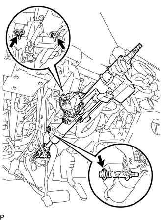 (a) Disconnect the connectors and wire harness clamps.