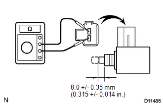 (a) Measure the resistance between the terminals when the switch is ON and OFF.