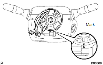 (1) The steering wheel must be fitted correctly to the steering column with the