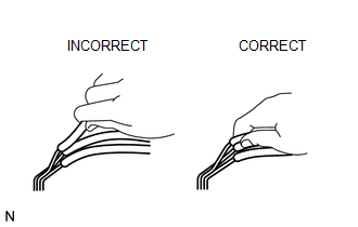 (1) To disconnect a vacuum hose, pull and twist from the end of the hose. Do