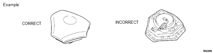 (2) Never measure the resistance of the airbag squib. This may cause the airbag