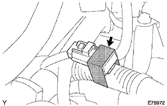 (a) Disconnect the connector.