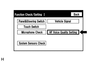 (d) Hands-Free Voice Quality Setting