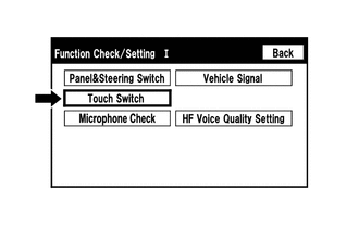 (d) Touch Switch Check