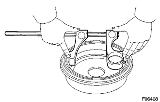 (a) Using a brake drum gauge or equivalent, measure the inside diameter of the