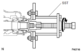 (a) Using SST, install the companion flange.
