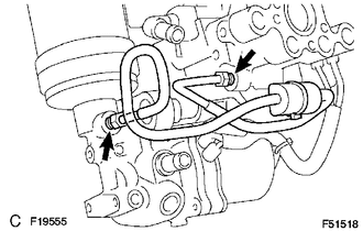 (a) Using a union nut wrench, remove the brake actuator tube No. 1.