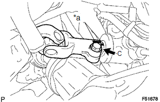 (a) Put matchmarks on the No. 2 steering intermediate shaft and power steering