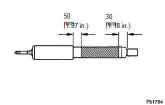 (a) Fully extend the shock absorber rod.