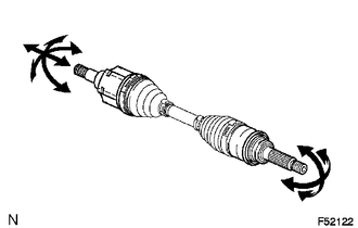 (a) Check whether there is no remarkable play in the outboard joint.