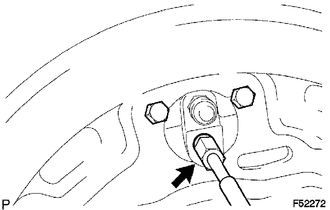 (a) Using a union nut wrench, connect the brake tube.