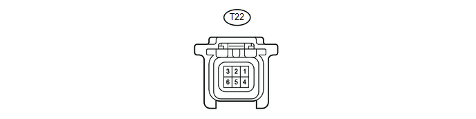 (a) Disconnect the T22 television camera assembly connector.