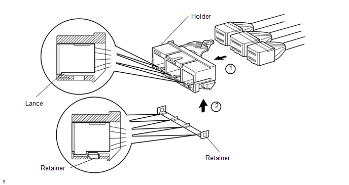 (6) Improper connection prevention lock mechanism: