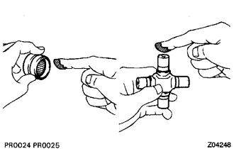 (a) Apply MP grease to a new spider and bearings.