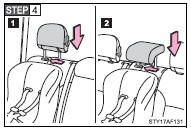 Replace the head restraint.