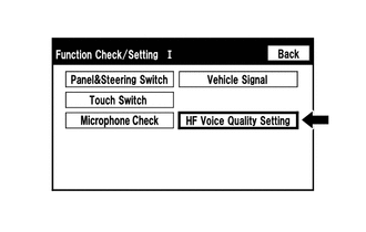 (d) Hands-Free Voice Quality Setting